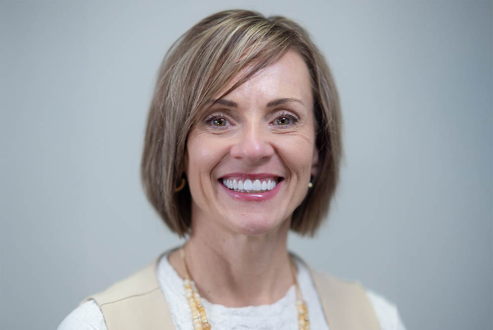 a delighted female at Oak Park Dental in Madison, WI
